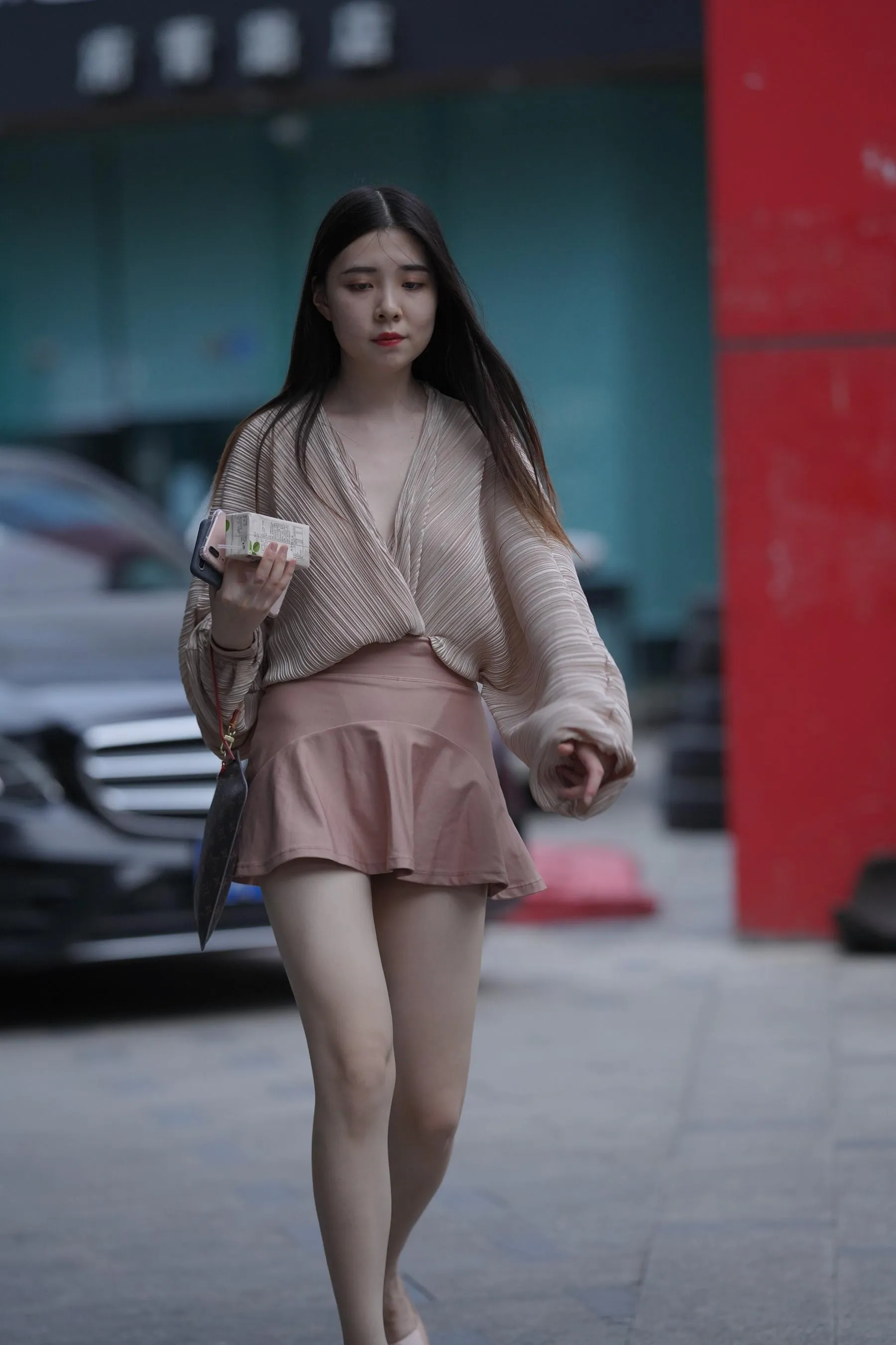魔镜街拍 NO.167 可爱的粉色短裙小姐姐 [495P]插图7